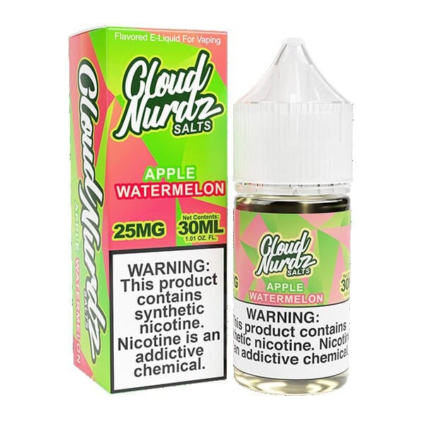 Cloud Nurdz TFN SALTS 30ml의 Apple Watermelon