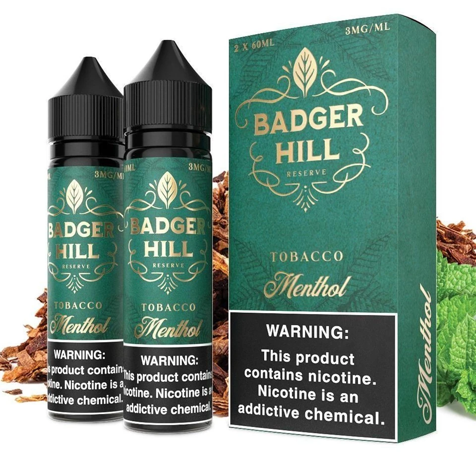 Badger Hill Reserve 120ml의 멘톨