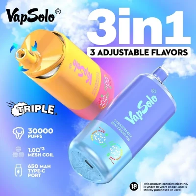 Vapsolo Triple 30000 Puffs 리뷰: 정직한 데이터{1}}3-in-1 Vape 살펴보기