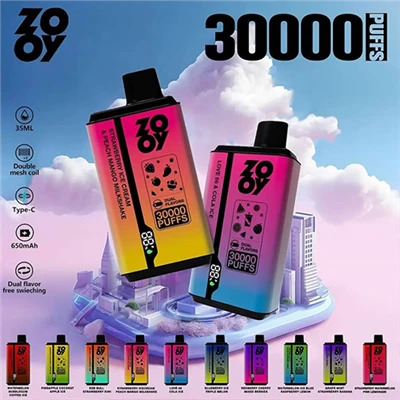Zooy vape의 맛 강도는 얼마나 됩니까?